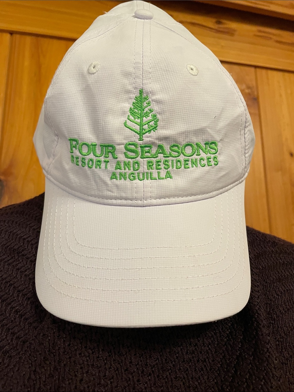 White Baseball Cap Four Seasons Resort and Residences Anguilla